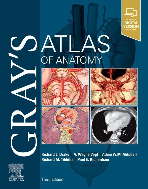 Coperta cărții "Gray&#039;s Atlas of Anatomy" de autor necunoscut