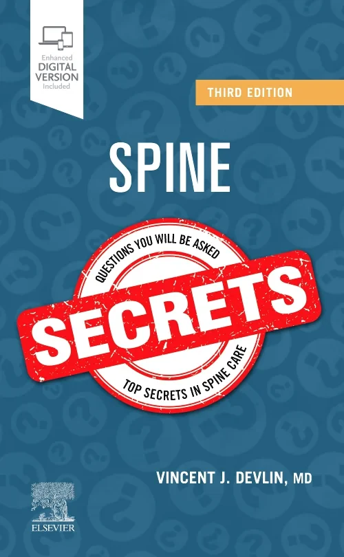 Coperta cărții "Spine Secrets" de autor necunoscut