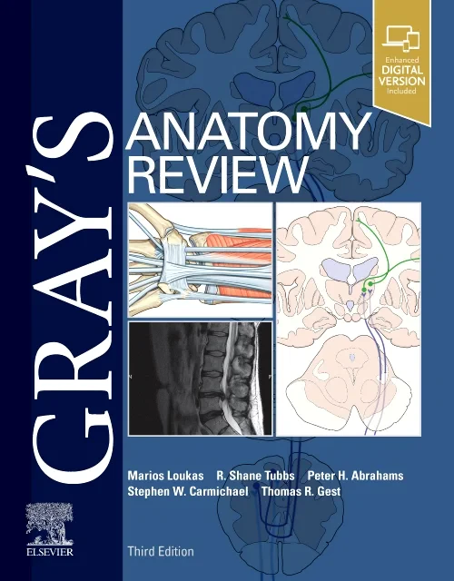 Coperta cărții "Gray&#039;s Anatomy Review" de autor necunoscut