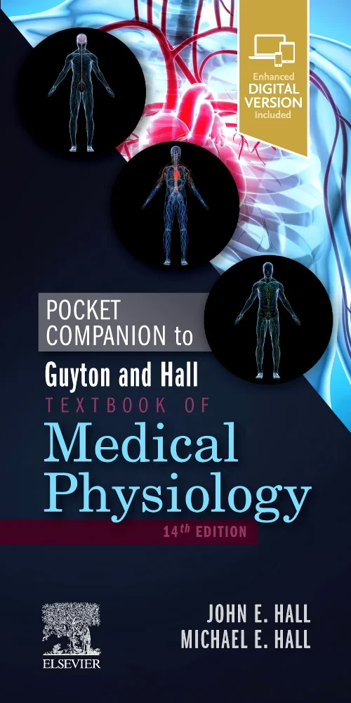 Coperta cărții "Pocket Companion to Guyton and Hall Textbook of Medical Physiology" de autor necunoscut