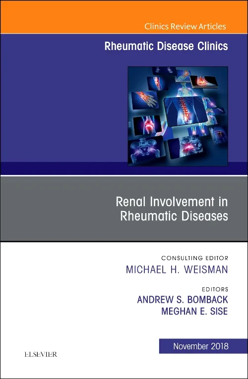 Coperta cărții "Renal Involvement in Rheumatic Diseases , An Issue of Rheumatic Disease Clinics of North America" de autor necunoscut