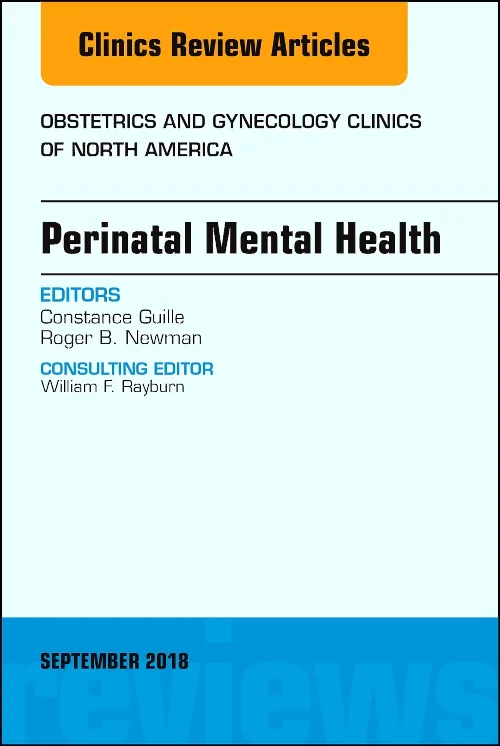 Coperta cărții "Perinatal Mental Health, An Issue of Obstetrics and Gynecology Clinics" de autor necunoscut