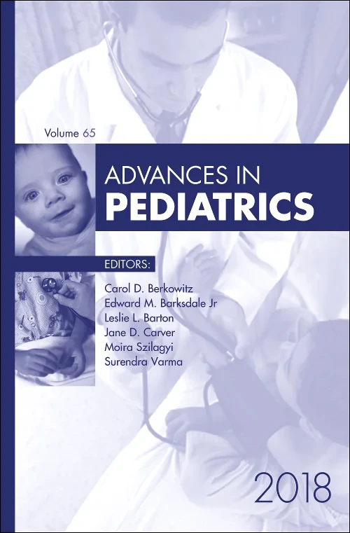 Coperta cărții "Advances in Pediatrics, 2018" de autor necunoscut