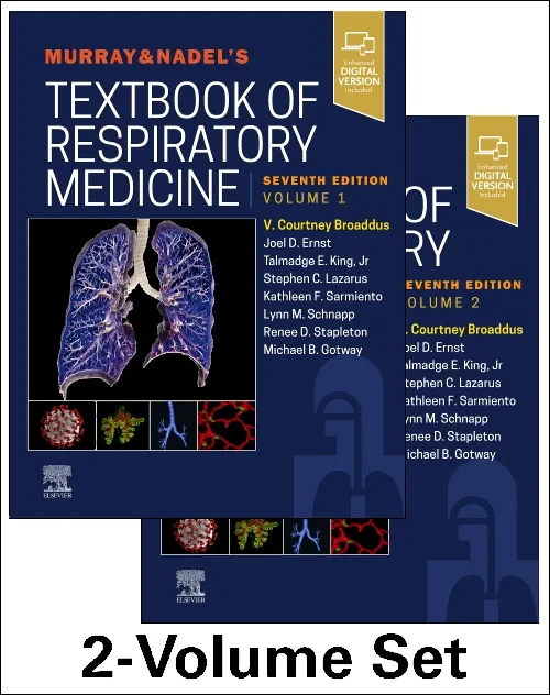 Coperta cărții "Murray &amp; Nadel&#039;s Textbook of Respiratory Medicine, 2-Volume Set" de autor necunoscut