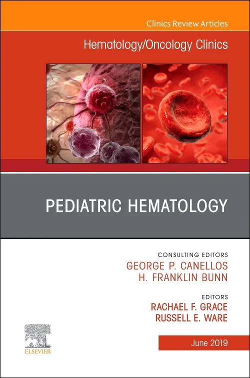 Coperta cărții "Pediatric Hematology , An Issue of Hematology/Oncology Clinics of North America" de autor necunoscut