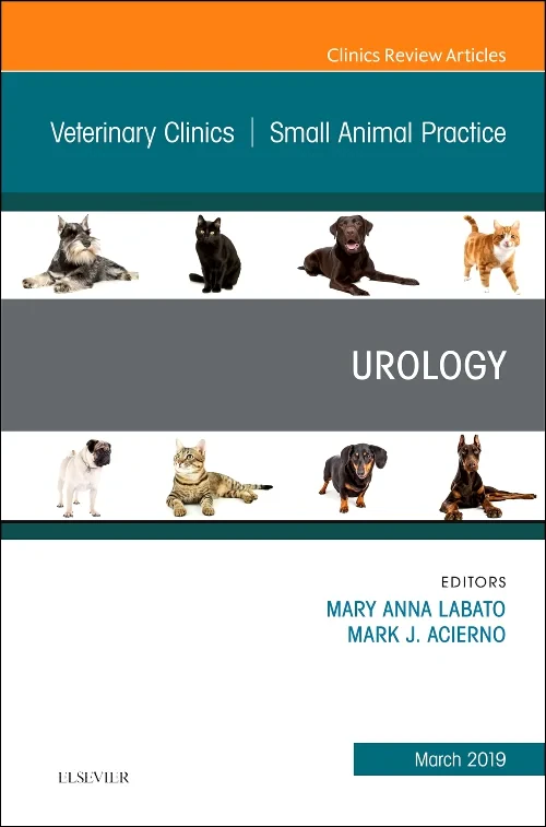 Coperta cărții "Urology, An Issue of Veterinary Clinics of North America: Small Animal Practice" de autor necunoscut