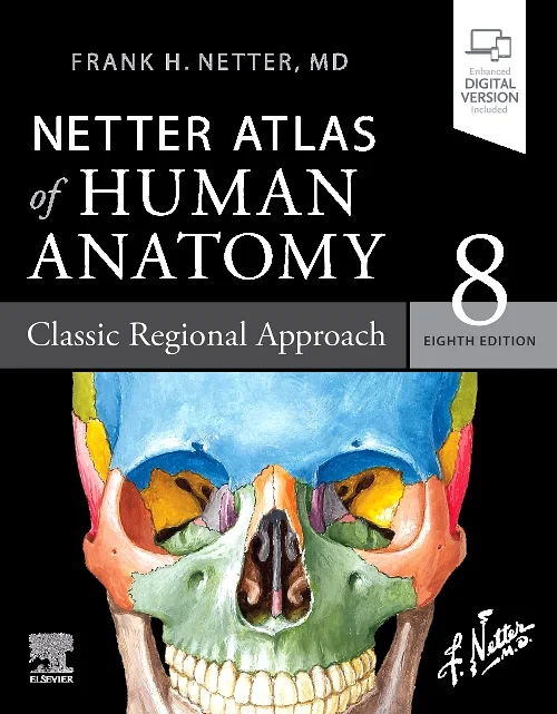 Coperta cărții "Netter Atlas of Human Anatomy: Classic Regional Approach" de autor necunoscut