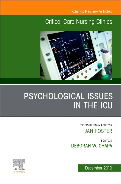 Coperta cărții "Psychologic Issues in the ICU, An Issue of Critical Care Nursing Clinics of North America" de autor necunoscut