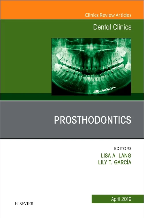 Coperta cărții "Prosthodontics, An Issue of Dental Clinics of North America" de autor necunoscut
