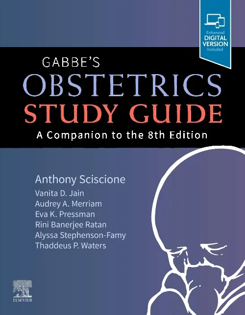 Coperta cărții "Gabbe&#039;s Obstetrics Study Guide" de autor necunoscut