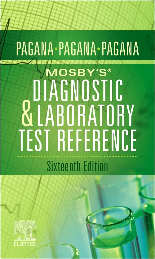 Coperta cărții "Mosby&#039;s® Diagnostic and Laboratory Test Reference" de autor necunoscut