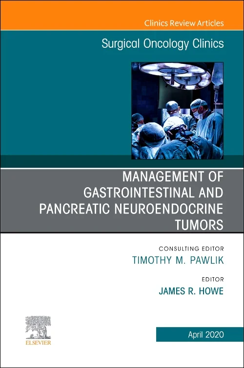 Coperta cărții "Management of GI and Pancreatic Neuroendocrine Tumors, An Issue of Surgical Oncology Clinics of North America" de autor necunoscut