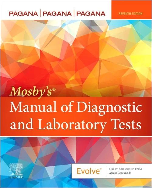 Coperta cărții "Mosby’s® Manual of Diagnostic and Laboratory Tests" de autor necunoscut