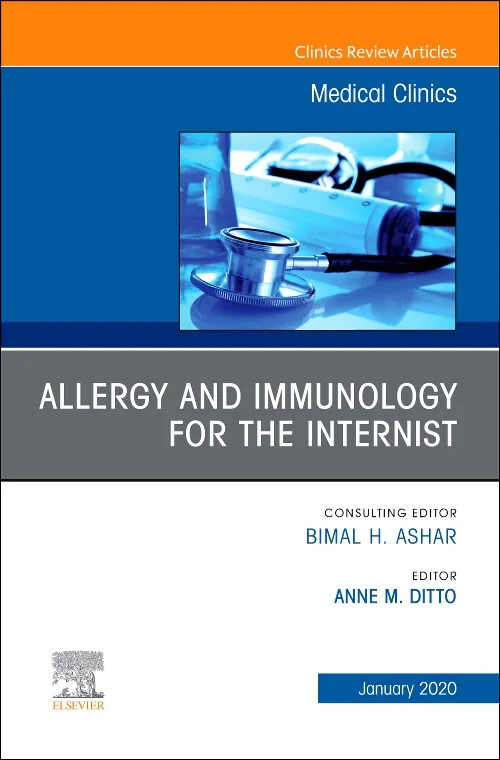 Coperta cărții "Allergy and Immunology for the Internist, An Issue of Medical Clinics of North America" de autor necunoscut