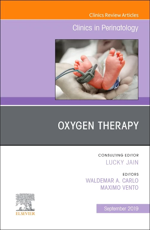 Coperta cărții "Oxygen Therapy, An Issue of Clinics in Perinatology" de autor necunoscut