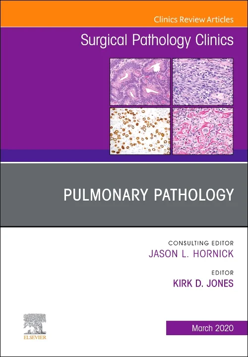 Coperta cărții "Pulmonary Pathology, An Issue of Surgical Pathology Clinics" de autor necunoscut