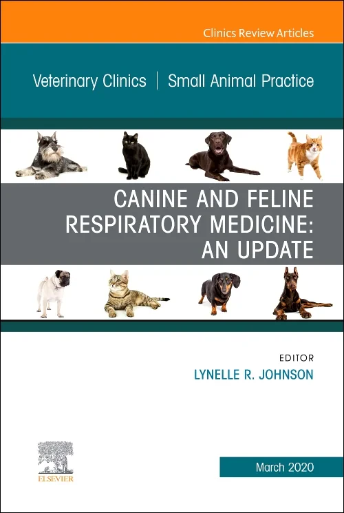 Coperta cărții "Canine and Feline Respiratory Medicine, An Issue of Veterinary Clinics of North America: Small Animal Practice" de autor necunoscut