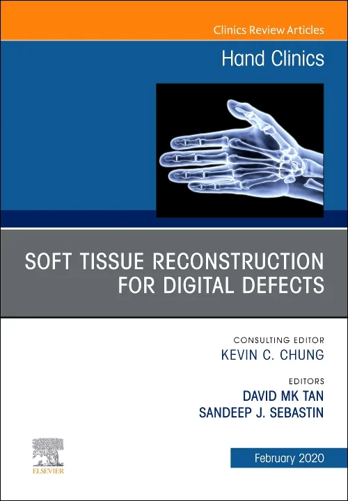Coperta cărții "Soft Tissue Reconstruction for Digital Defects, An Issue of Hand Clinics" de autor necunoscut