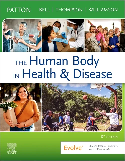 Coperta cărții "The Human Body in Health &amp; Disease - Softcover" de autor necunoscut