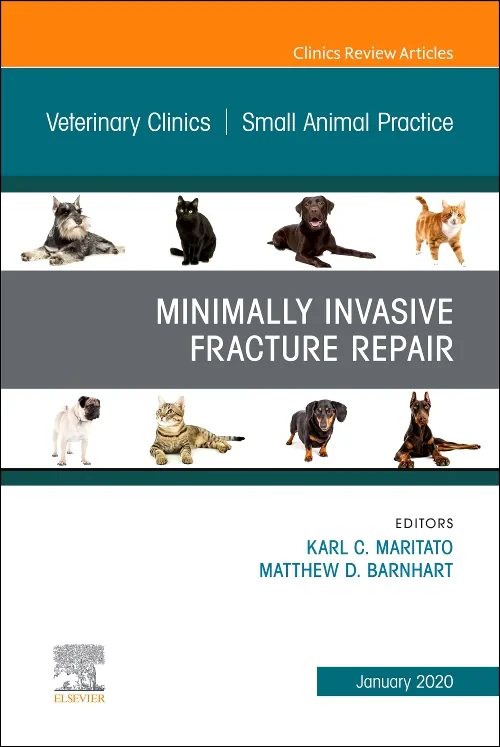 Coperta cărții "Minimally Invasive Fracture Repair, An Issue of Veterinary Clinics of North America: Small Animal Practice" de autor necunoscut