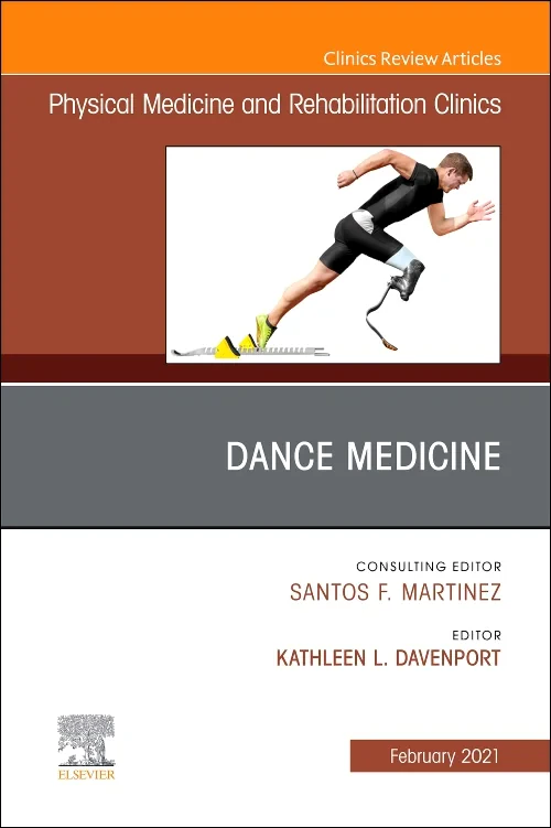 Coperta cărții "Dance Medicine, An Issue of Physical Medicine and Rehabilitation Clinics of North America" de autor necunoscut