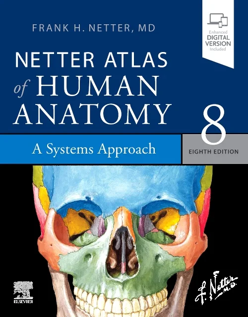 Coperta cărții "Netter Atlas of Human Anatomy: A Systems Approach" de autor necunoscut