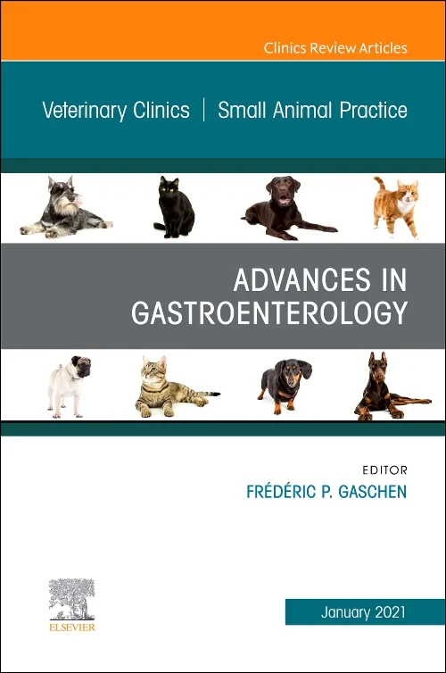 Coperta cărții "Advances in Gastroenterology, An Issue of Veterinary Clinics of North America: Small Animal Practice" de autor necunoscut