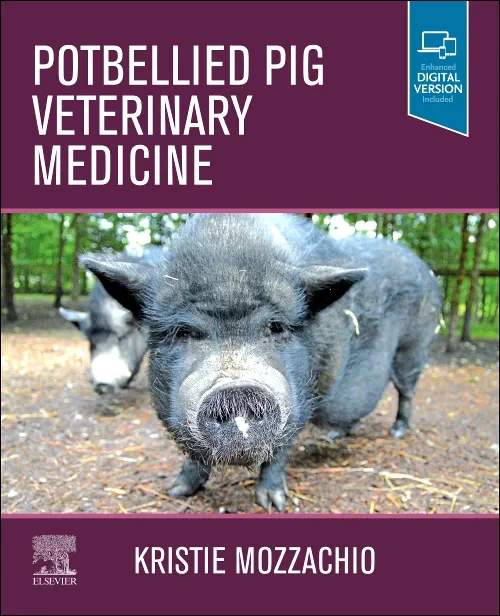 Coperta cărții "Potbellied Pig Veterinary Medicine" de autor necunoscut