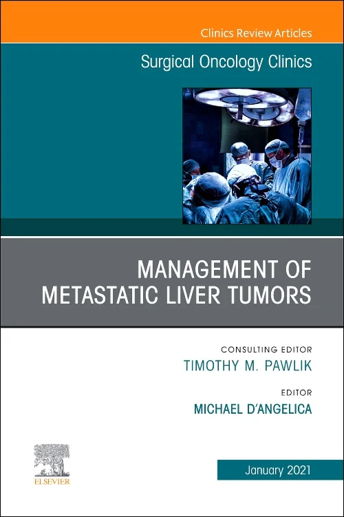Coperta cărții "Management of Metastatic Liver Tumors, An Issue of Surgical Oncology Clinics of North America" de autor necunoscut