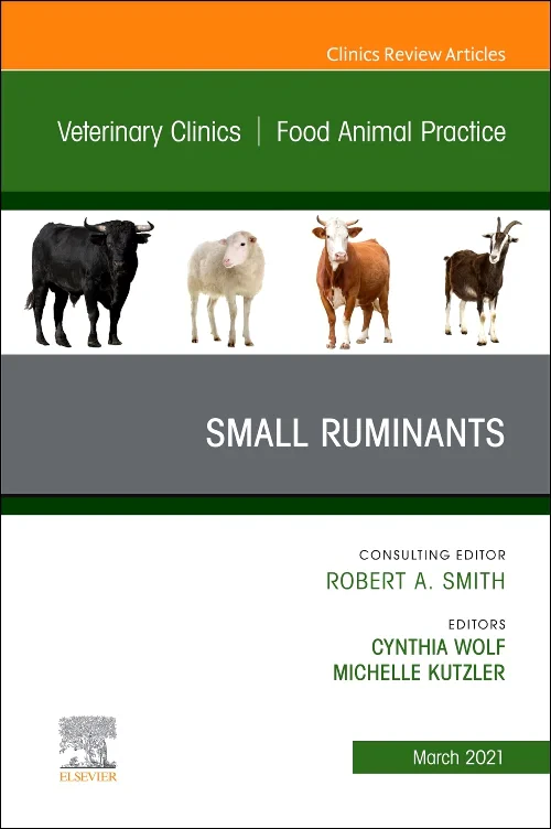 Coperta cărții "Small Ruminants, An Issue of Veterinary Clinics of North America: Food Animal Practice" de autor necunoscut