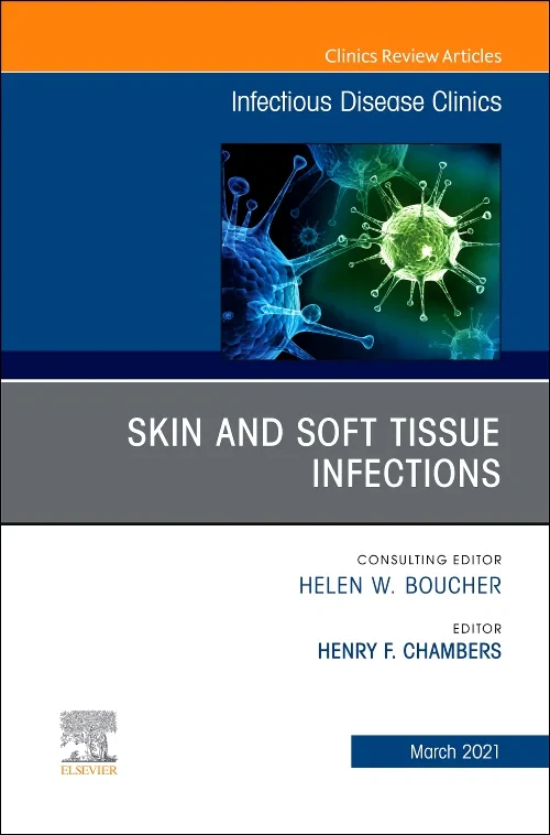Coperta cărții "Skin and Soft Tissue Infections, An Issue of Infectious Disease Clinics of North America" de autor necunoscut