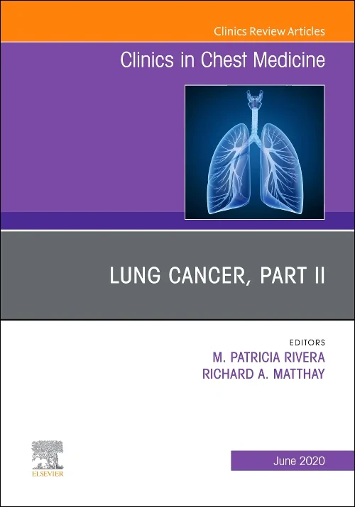 Coperta cărții "Lung Cancer, Part II, An Issue of Clinics in Chest Medicine" de autor necunoscut