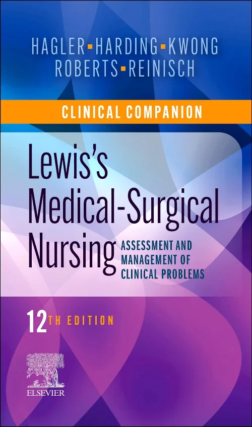 Coperta cărții "Clinical Companion to Lewis&#039;s Medical-Surgical Nursing" de autor necunoscut