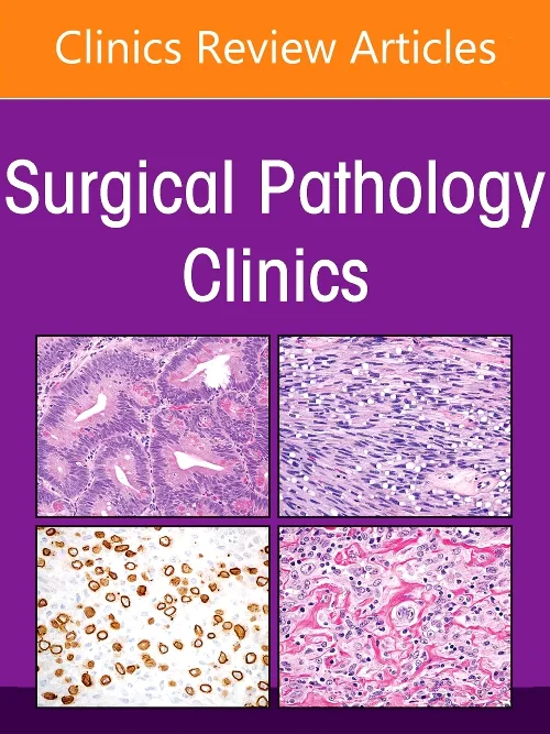Coperta cărții "Molecular Pathology, An Issue of Surgical Pathology Clinics" de autor necunoscut