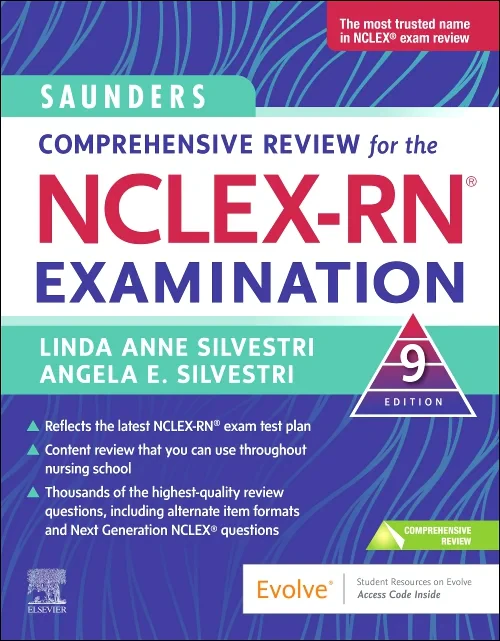 Coperta cărții "Saunders Comprehensive Review for the NCLEX-RN® Examination" de autor necunoscut