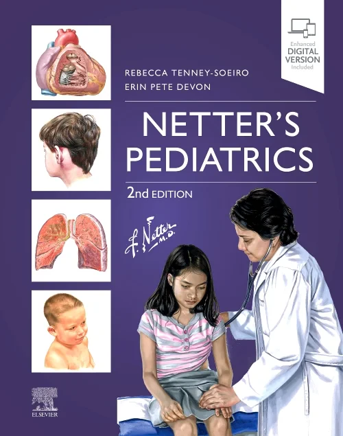 Coperta cărții "Netter&#039;s Pediatrics" de autor necunoscut