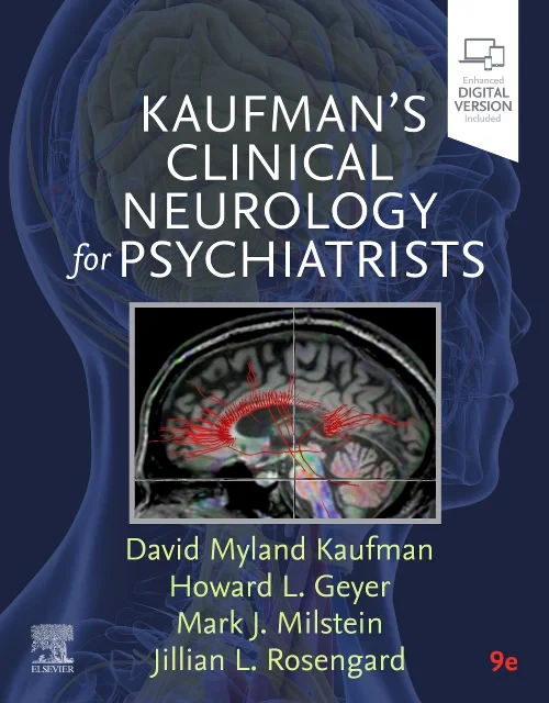Coperta cărții "Kaufman&#039;s Clinical Neurology for Psychiatrists" de autor necunoscut