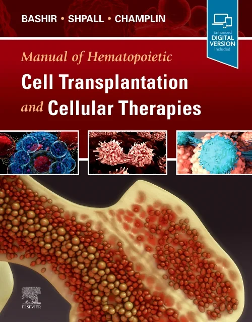 Coperta cărții "Manual of Hematopoietic Cell Transplantation and Cellular Therapies" de autor necunoscut