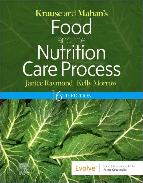 Coperta cărții "Krause and Mahan’s Food and the Nutrition Care Process" de autor necunoscut