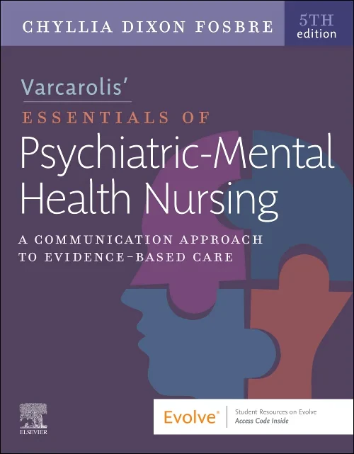 Coperta cărții "Varcarolis’ Essentials of Psychiatric Mental Health Nursing" de autor necunoscut