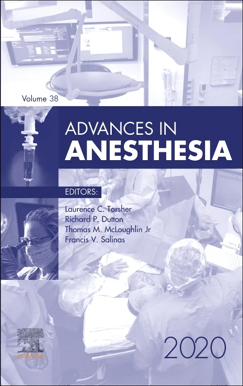 Coperta cărții "Advances in Anesthesia, 2020" de autor necunoscut