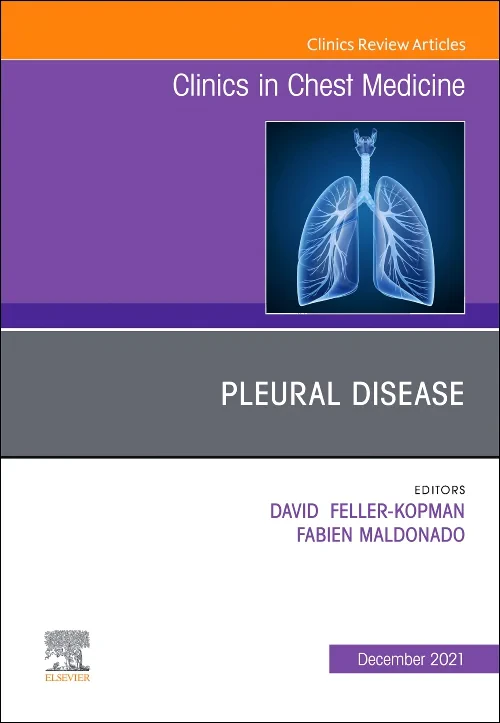 Coperta cărții "Pleural Disease, An Issue of Clinics in Chest Medicine" de autor necunoscut