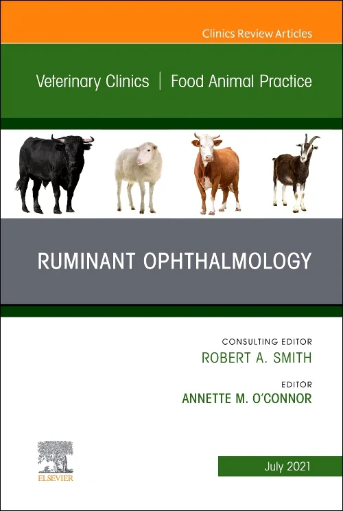 Coperta cărții "Ruminant Ophthalmology, An Issue of Veterinary Clinics of North America: Food Animal Practice" de autor necunoscut