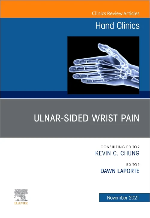 Coperta cărții "Ulnar-sided Wrist Pain, An Issue of Hand Clinics" de autor necunoscut