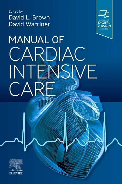 Coperta cărții "Manual of Cardiac Intensive Care" de autor necunoscut