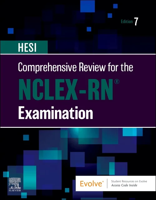 Coperta cărții "HESI Comprehensive Review for the NCLEX-RN® Examination" de autor necunoscut