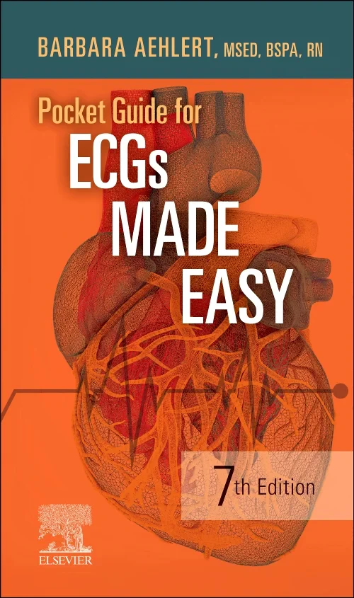Coperta cărții "Pocket Guide for ECGs Made Easy" de autor necunoscut