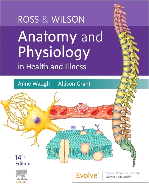 Coperta cărții "Ross &amp; Wilson Anatomy and Physiology in Health and Illness" de autor necunoscut