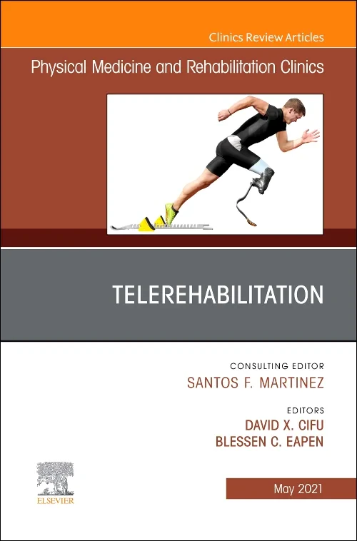 Coperta cărții "Telerehabilitation, An Issue of Physical Medicine and Rehabilitation Clinics of North America" de autor necunoscut