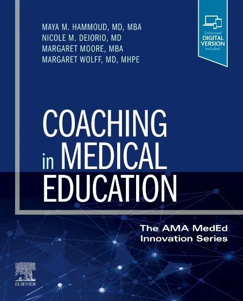 Coperta cărții "Coaching in Medical Education" de autor necunoscut